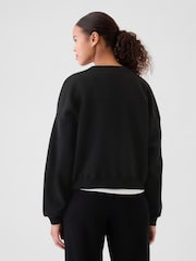 Gap Black Vintage Soft Wedge Crew Neck Sweatshirt - Image 2 of 4