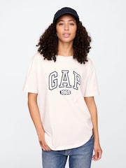 Gap White Arch Logo T-Shirt - Image 1 of 4