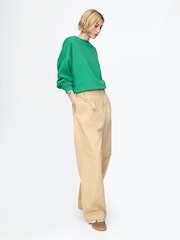 Gap Green Vintage Soft Wedge Crew Neck Sweatshirt - Image 3 of 4