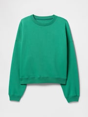 Gap Green Vintage Soft Wedge Crew Neck Sweatshirt - Image 5 of 5
