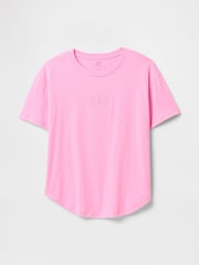Gap Pink Arch Logo T-Shirt - Image 5 of 5