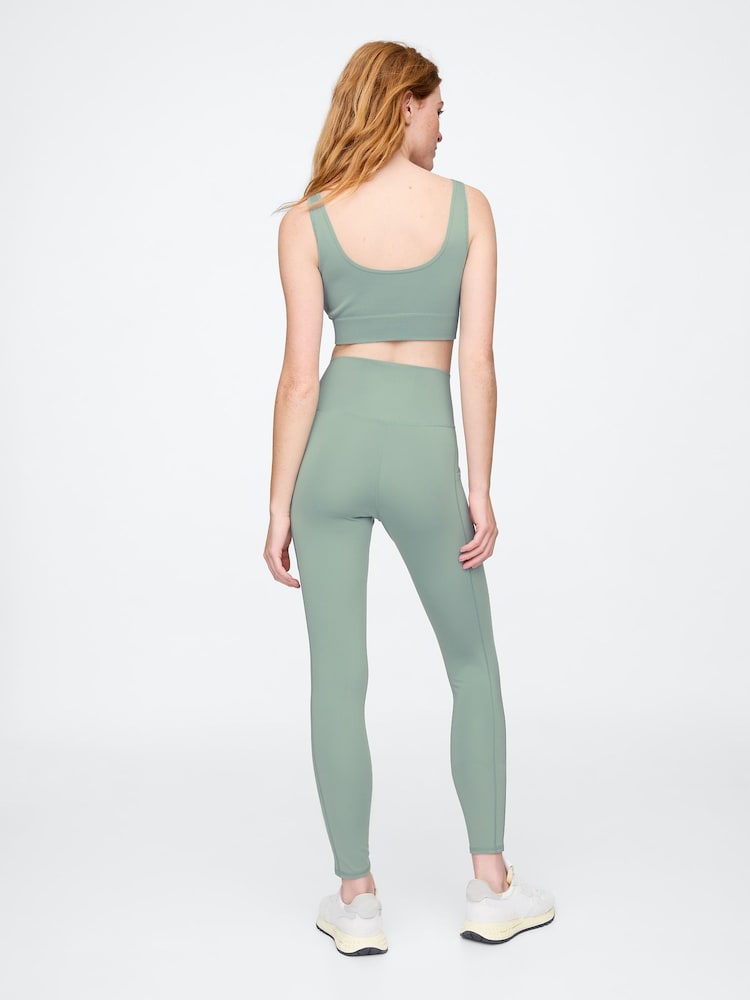 Gap Green Sky High Studio Full-Length Leggings - Image 2 of 4