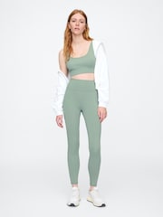 Gap Green Sky High Studio Full-Length Leggings - Image 3 of 4