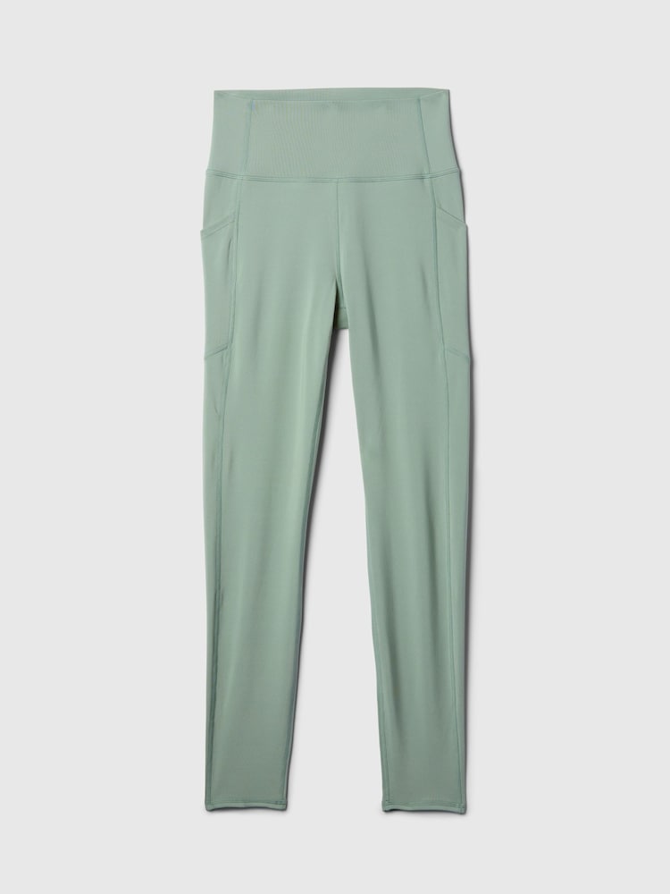 Gap Green Sky High Studio Full-Length Leggings - Image 4 of 4