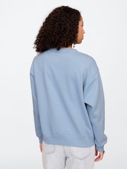 Gap Blue Logo Crew Neck Sweatshirt - Image 2 of 5