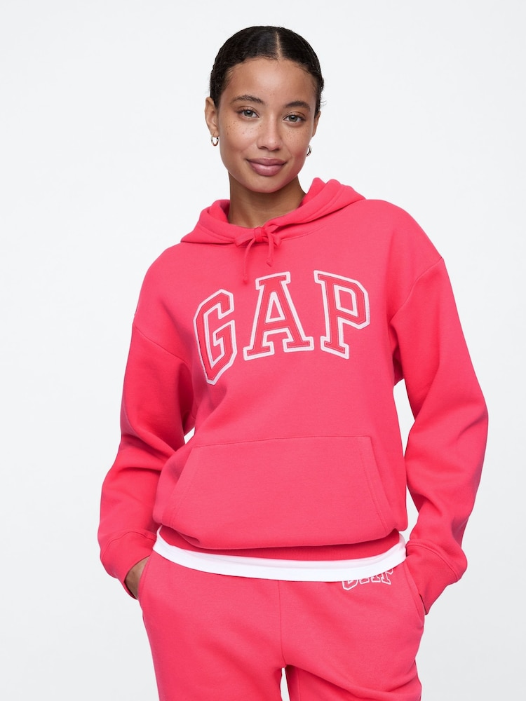 Gap Pink Logo Hoodie - Image 1 of 5 Gap Pink Logo Hoodie - Image 1 of 5