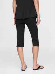 Gap Black High Waisted Skinny Fit Ponte Capri Trousers - Image 2 of 8