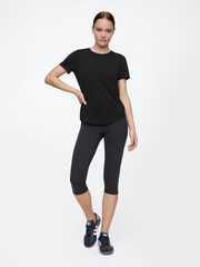 Zwart - Gap T-shirt met geborstelde jersey en korte mouwen - Image 3 of 4