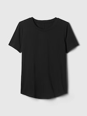 Zwart - Gap T-shirt met geborstelde jersey en korte mouwen - Image 4 of 4