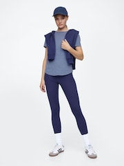 Gap Blue Brushed Jersey Short Sleeve T-Shirt - Image 3 of 4