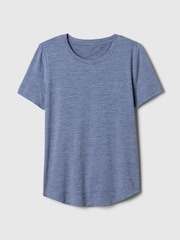 Gap Blue Brushed Jersey Short Sleeve T-Shirt - Image 4 of 4