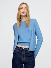 Gap CashSoft lichtgewicht vest met ronde hals - Image 1 of 5