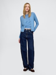 Gap CashSoft lichtgewicht vest met ronde hals - Image 3 of 5