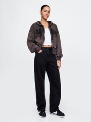 Gap Vintage zachte hoodie met rits en wig - Image 3 of 5