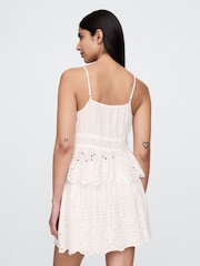 Wit - Gap gesmokte cami top - Image 2 of 5