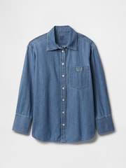 Camisa vaquera oversize de chambray de Gap - Imagen 5 de 5