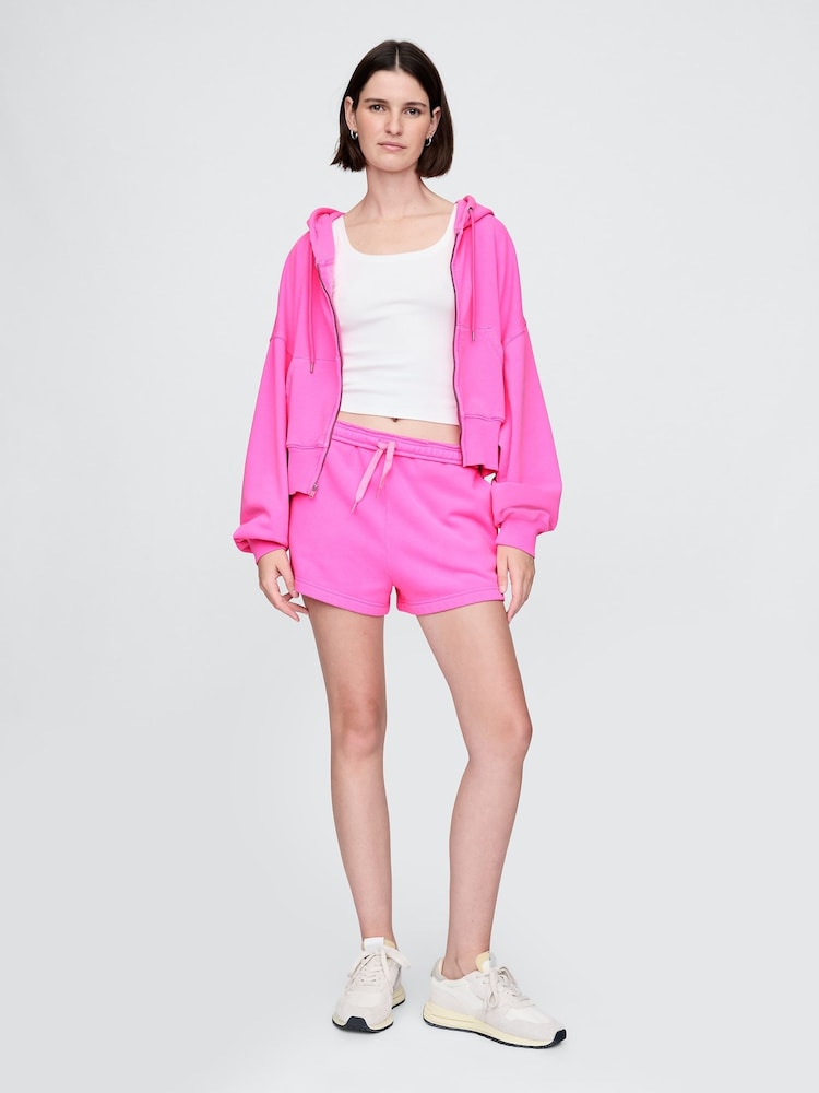 Roze - Gap vintage shorts met zachte fleece-gevoerde zakken - Image 1 of 5