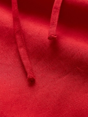 Gap Red Heavyweight Linen-Blend Midi Skirt - Image 5 of 5
