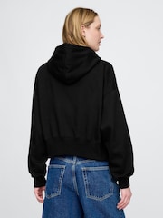 Gap Black Vintage Soft Full-Zip Wedge Hoodie - Image 2 of 4