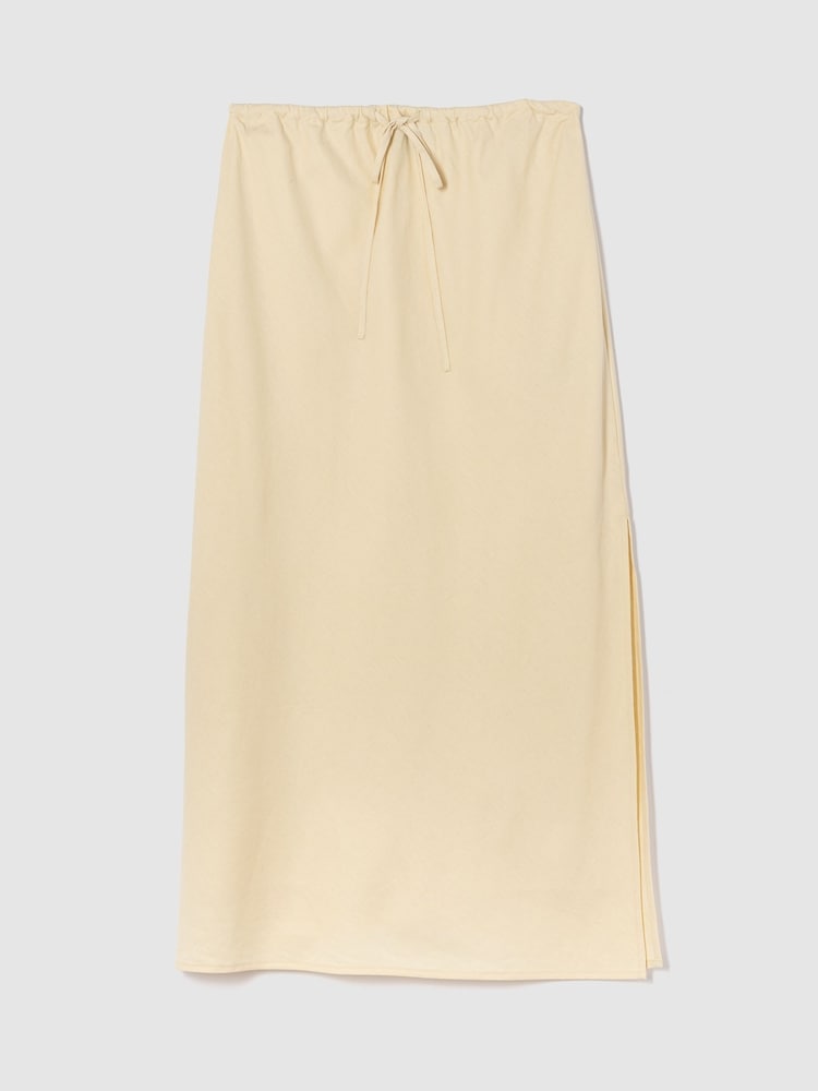 Butter Yellow - Gap zwaargewicht linnen-mix midi-rok - Image 4 of 6