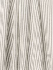 Gap Green Stripe Heavyweight Square Neck Linen-Blend Mini Dress - Image 4 of 4