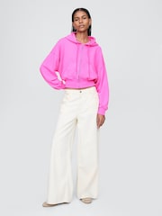 Roze - Gap Vintage zachte hoodie met rits en wig - Image 3 of 4