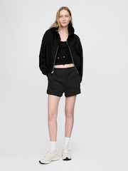 Gap Black Vintage Soft Fleece-Lined Pocket Shorts - Image 1 of 4