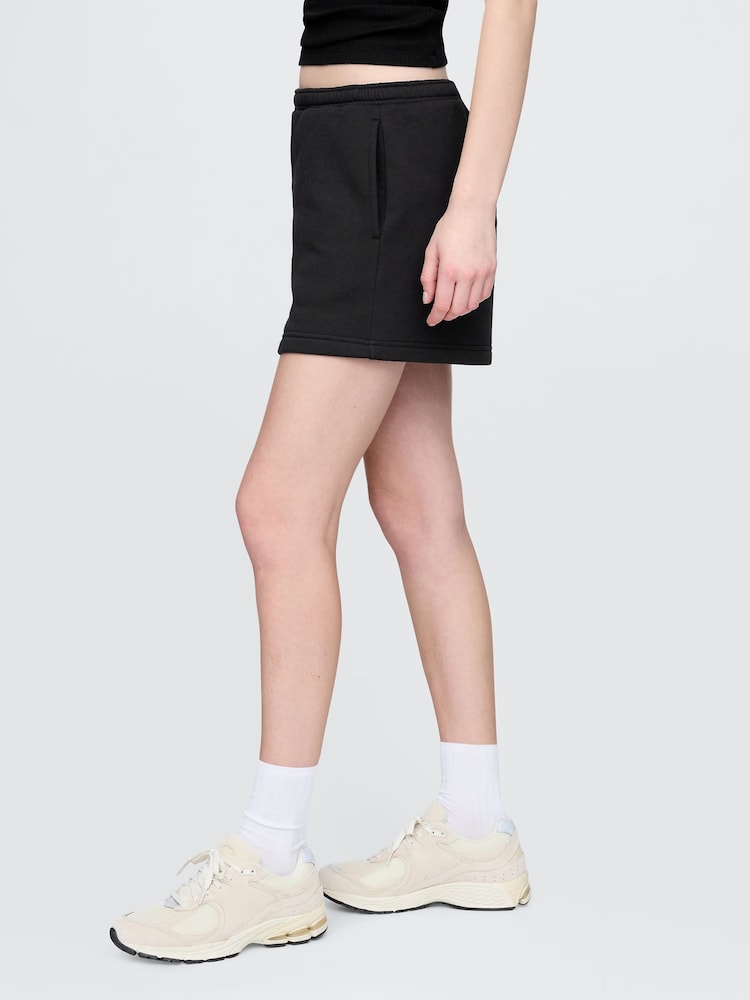 Gap Black Vintage Soft Fleece-Lined Pocket Shorts - Image 2 of 4