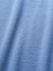 Blauw - Gap - Modern geribbeld cropped T-shirt van katoen-modal met korte mouwen - Image 5 of 5