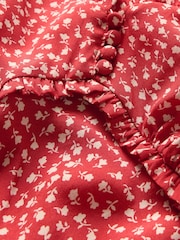 Gap Red Sweetheart Neck Floral Midi Dress - Image 7 of 7