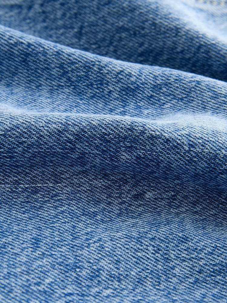Gap Blue V-Neck Denim Mini Dress - Image 9 of 9