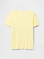 Gap Yellow Crew Neck Vintage Short Sleeve T-Shirt - Image 4 of 4