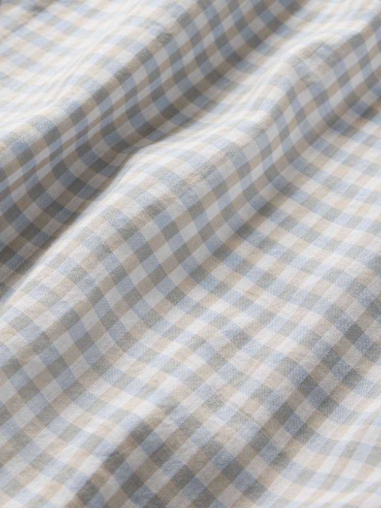 Gap Blue Gingham Relaxed Button-Front Shirt - Image 5 of 5
