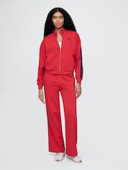 Gap Red Logo Vintage Fleece-Lined Wide Leg Joggers - Image 2 of 3
