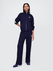 Gap Navy Blue Vintage Soft Logo Track Jacket - Image 2 of 5