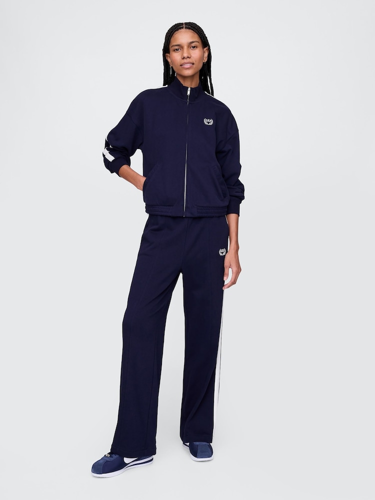 Gap Navy Blue Vintage Soft Logo Track Jacket - Image 2 of 5