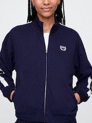 Gap Navy Blue Vintage Soft Logo Track Jacket - Image 4 of 5