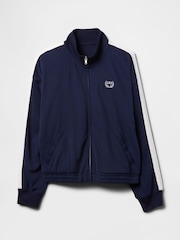 Gap Navy Blue Vintage Soft Logo Track Jacket - Image 5 of 5