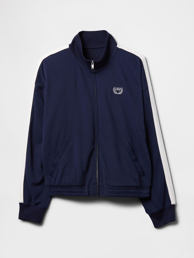 Gap Navy Blue Vintage Soft Logo Track Jacket - Image 5 of 5