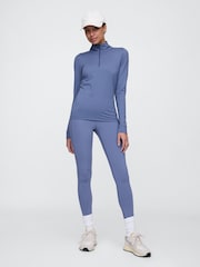 Gap Blue Quarter Zip Long Sleeve Jacket - Image 3 of 5