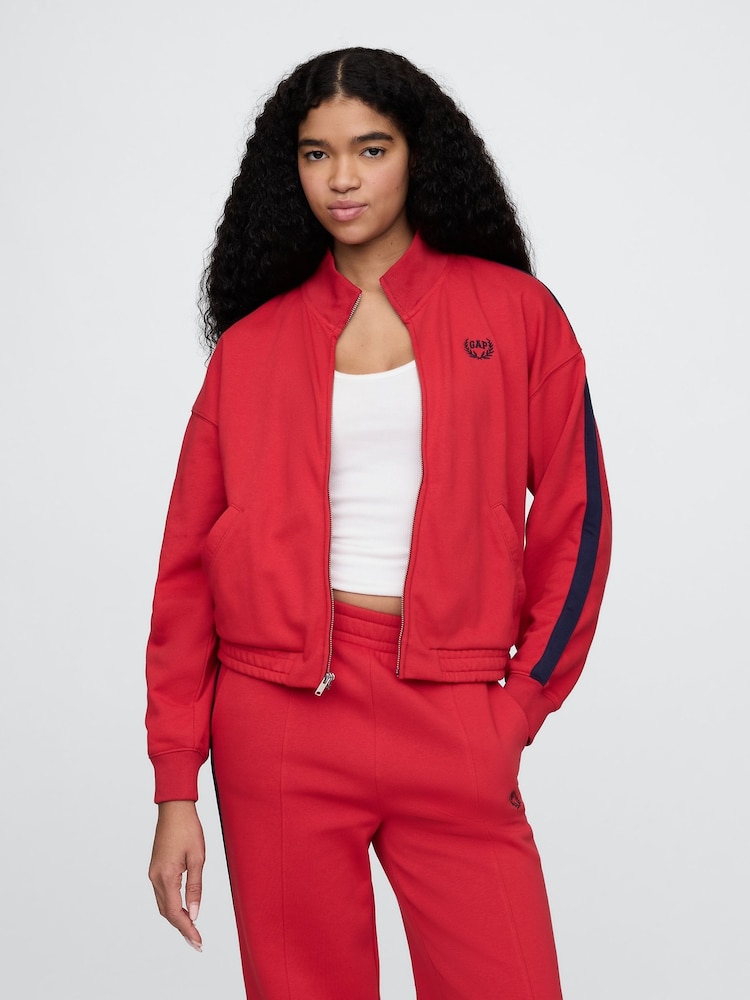 Gap Red Vintage Soft Logo Track Jacket - Image 1 of 5