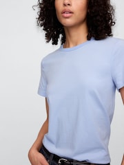 Azul - Gap Favourite Cotton Short Sleeve T-Shirt - Imagen 4 de 5