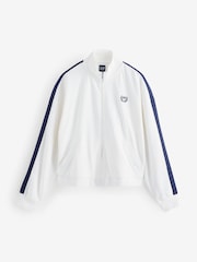 Gap White Vintage Soft Logo Track Jacket - Image 1 of 6