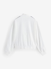 Gap White Vintage Soft Logo Track Jacket - Image 2 of 6
