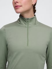 Gap Green Quarter Zip Long Sleeve Jacket - Image 4 of 5