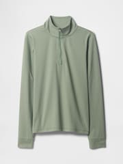 Gap Green Quarter Zip Long Sleeve Jacket - Image 5 of 5