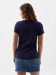 Gap Navy/Blue Vintage Logo Short Sleeve T-Shirt - Image 2 of 4
