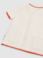 Reiss Azealia McLaren F1 Team Crochet Shirt - Imagen 5 de 6
