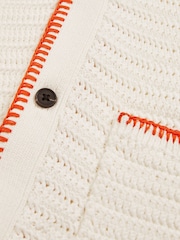 Reiss Azealia McLaren F1 Team Crochet Shirt - Imagen 6 de 6