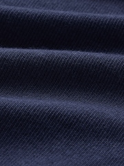Темно-синий - Gap Modern Cotton-Modal Ribbed Midi Dress - Image 5 of 5